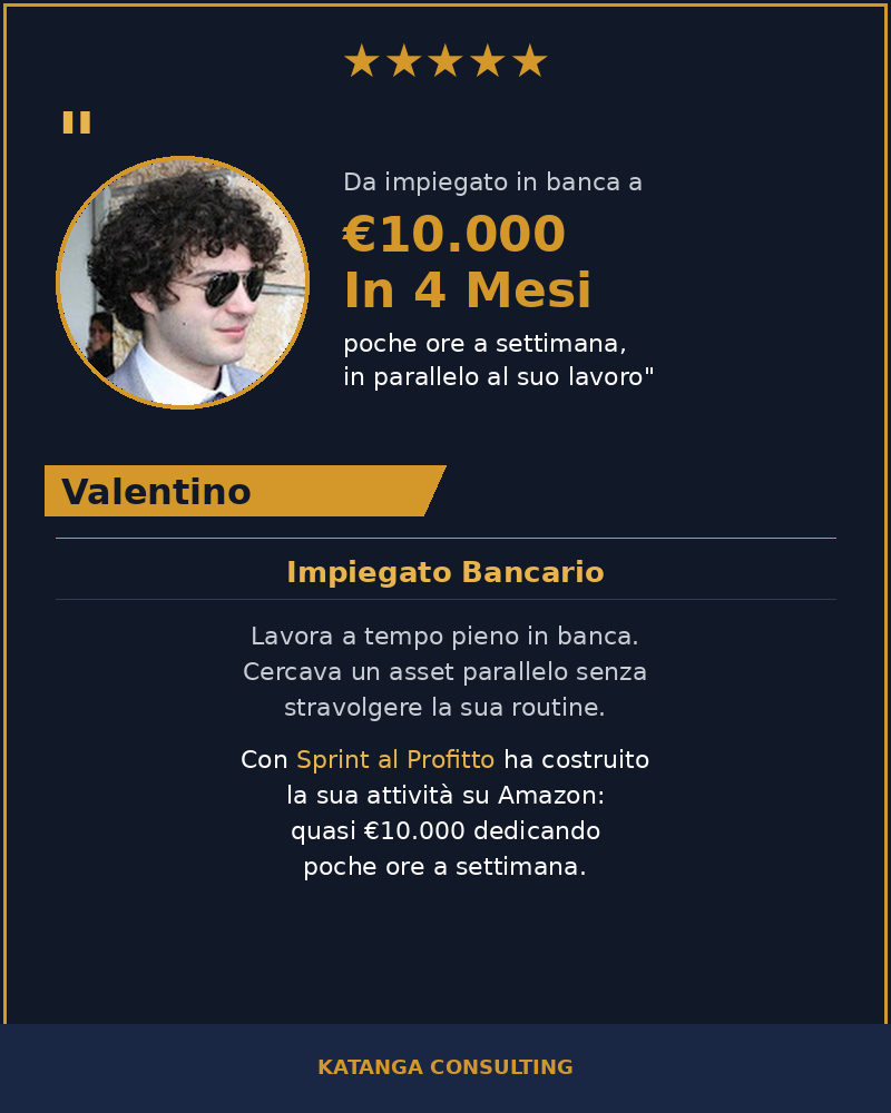 Testimonianza cliente Katanga Consulting — Valentino