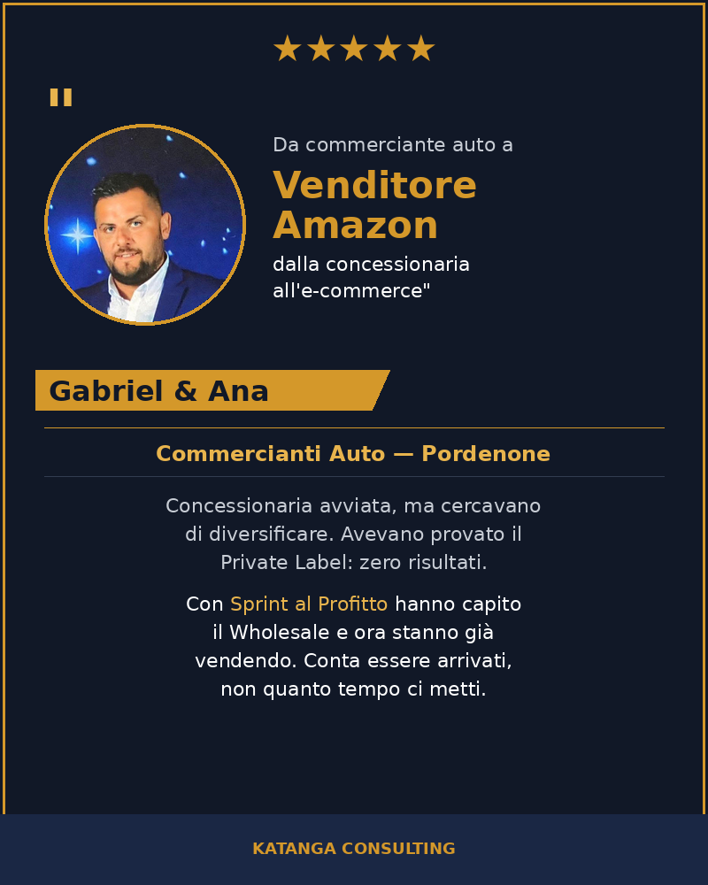 Testimonianza cliente Katanga Consulting — Gabriel