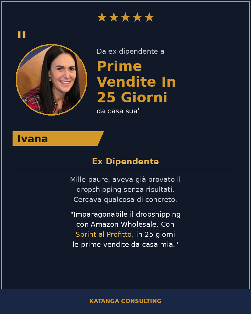 Testimonianza cliente Katanga Consulting — Ivana